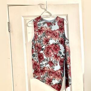 Babaton Blue and Pink Floral Top